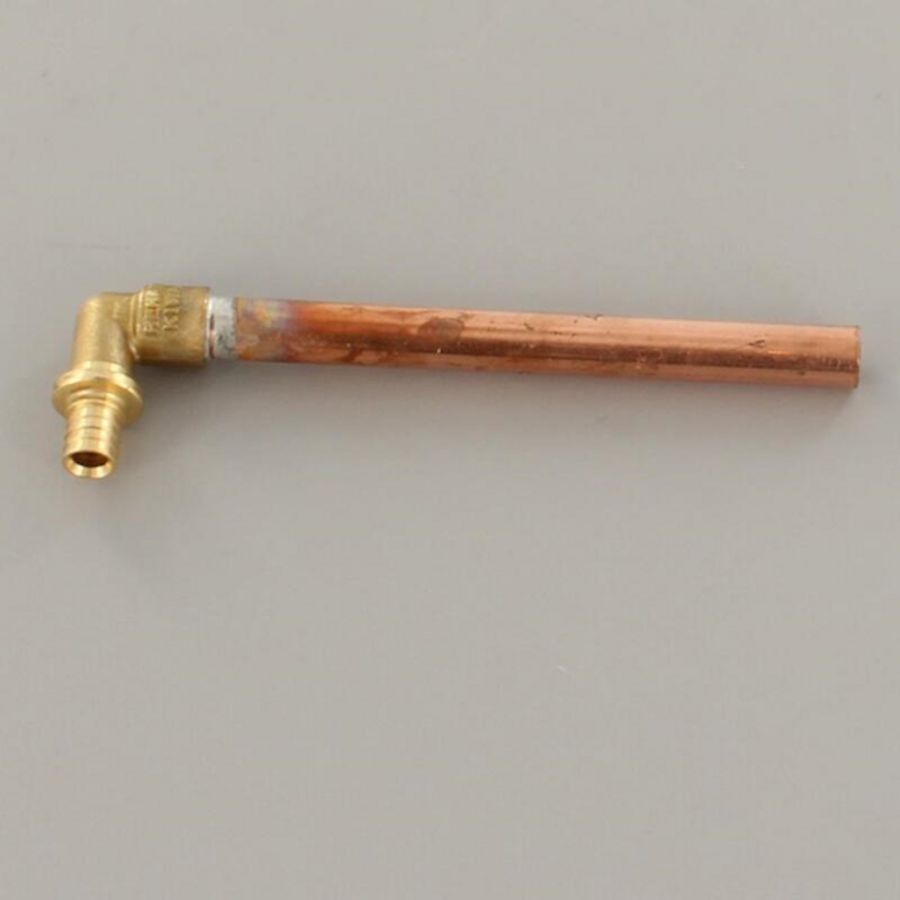 Insteekknie 90° RAUTITAN LX schuif 12xspie koper 12mm/150mm