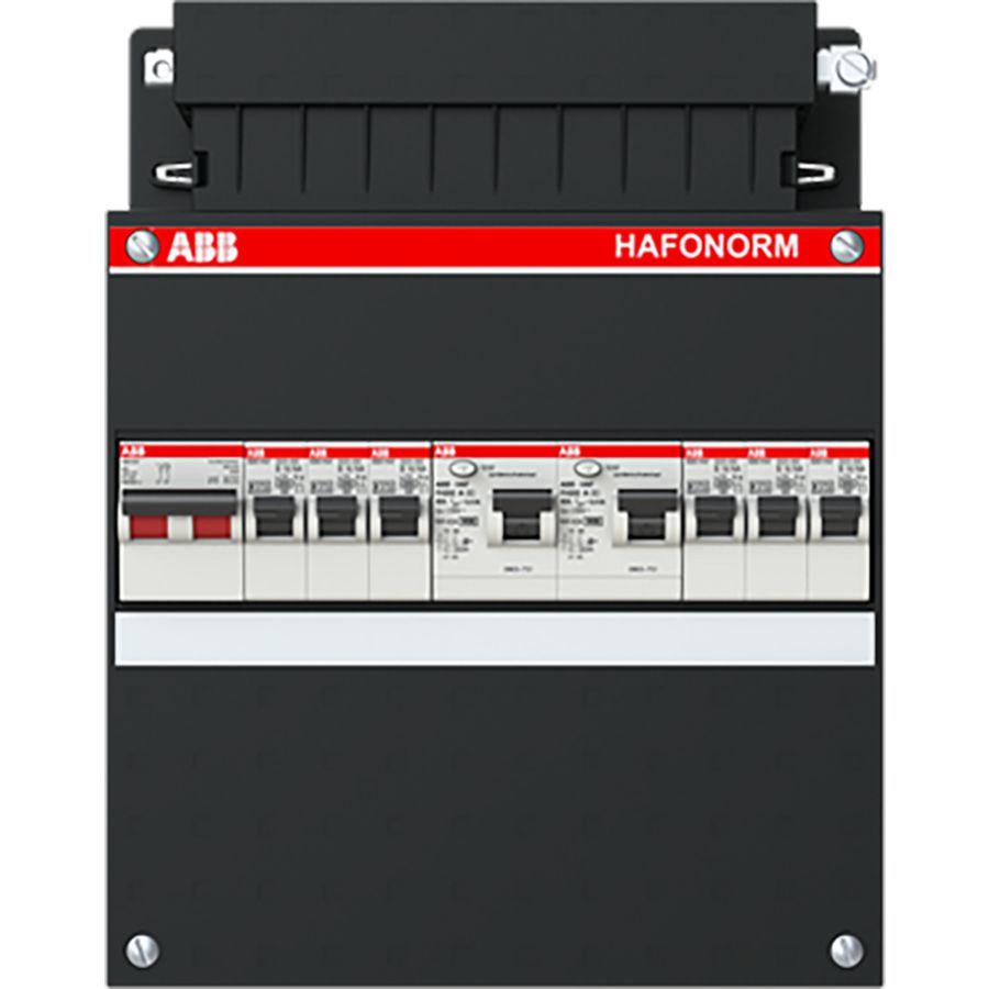 Groepenkast 6 groepen achter 2x30mA + HS 1-fase