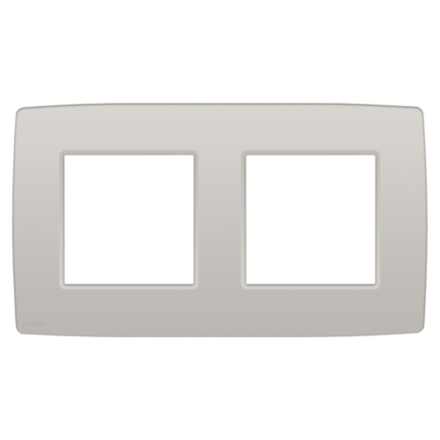 2-voudige afdekplaat hoh 71mm Original light gre