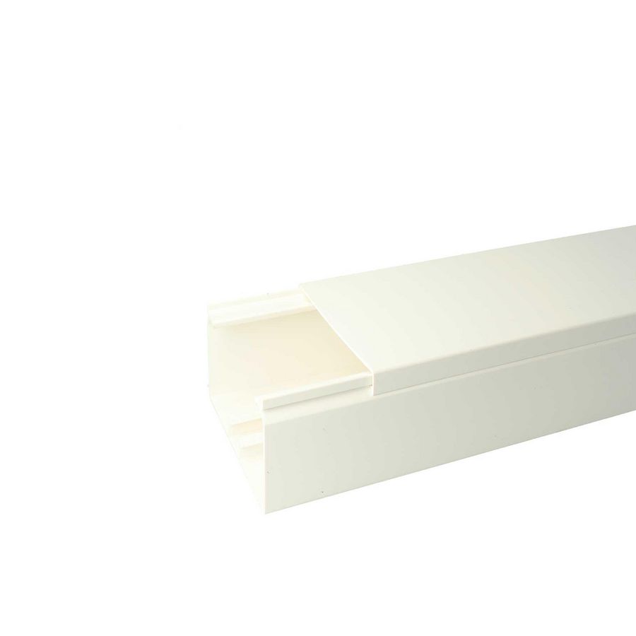 Lengte a 2m. Leidingkanaal KG 130x60 kabelkoker wit