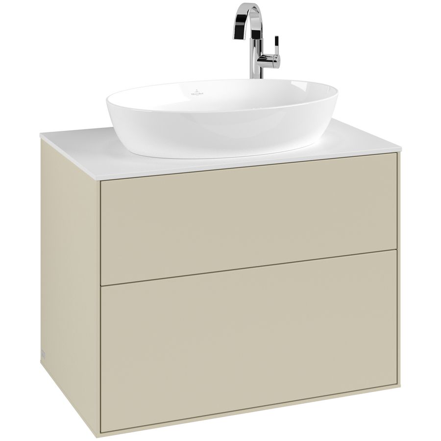 Wastafelonderkast Finion 800x603x501mm S.Grey Matt Lacquer G87100HJ