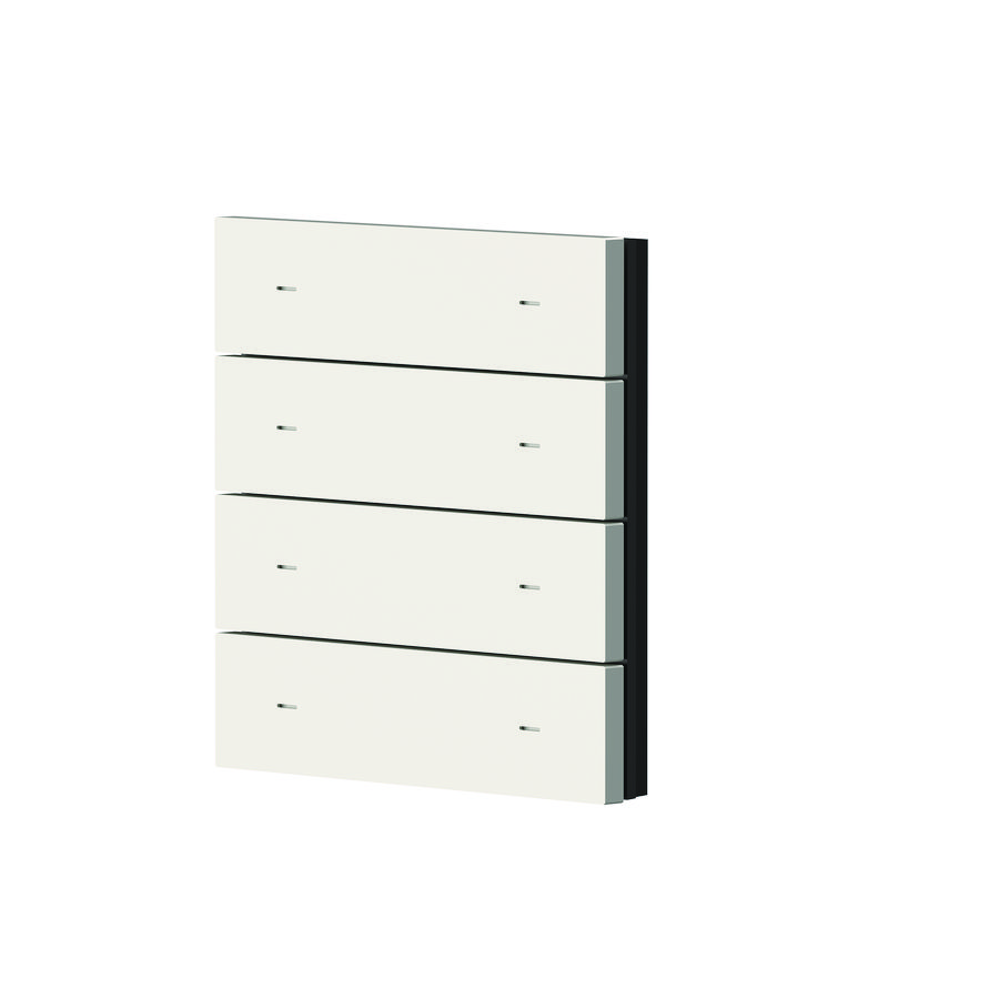 iON Toetsafdekking 4-v, metaal, (white) - Wit