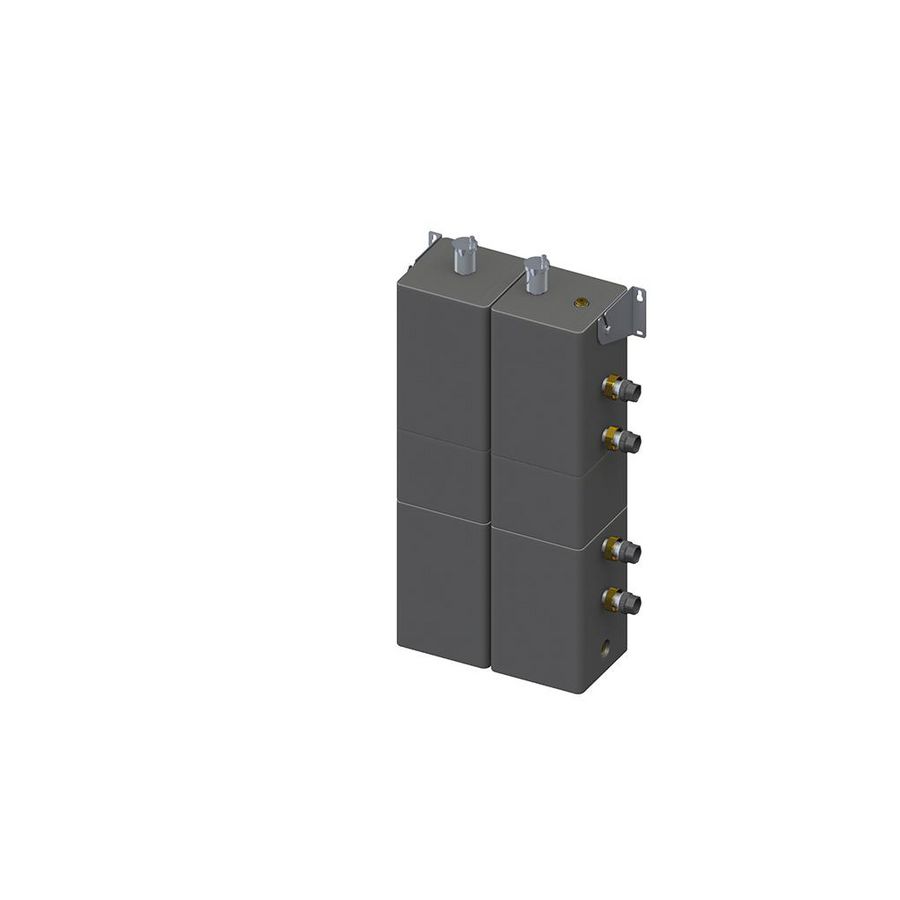 Verdeler /micro buffervat 40ltr. Lovato  tbv hybride warmtepomp