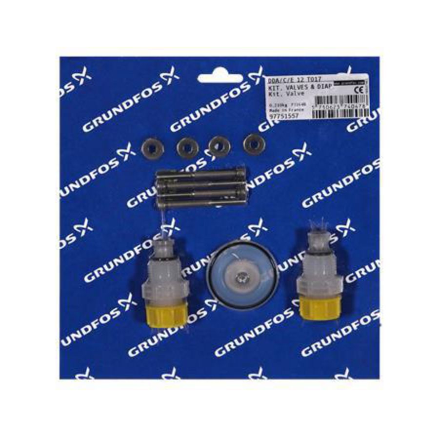 Reserve deel Kit, ventiel/membraan SD-M-PV/T/C-1