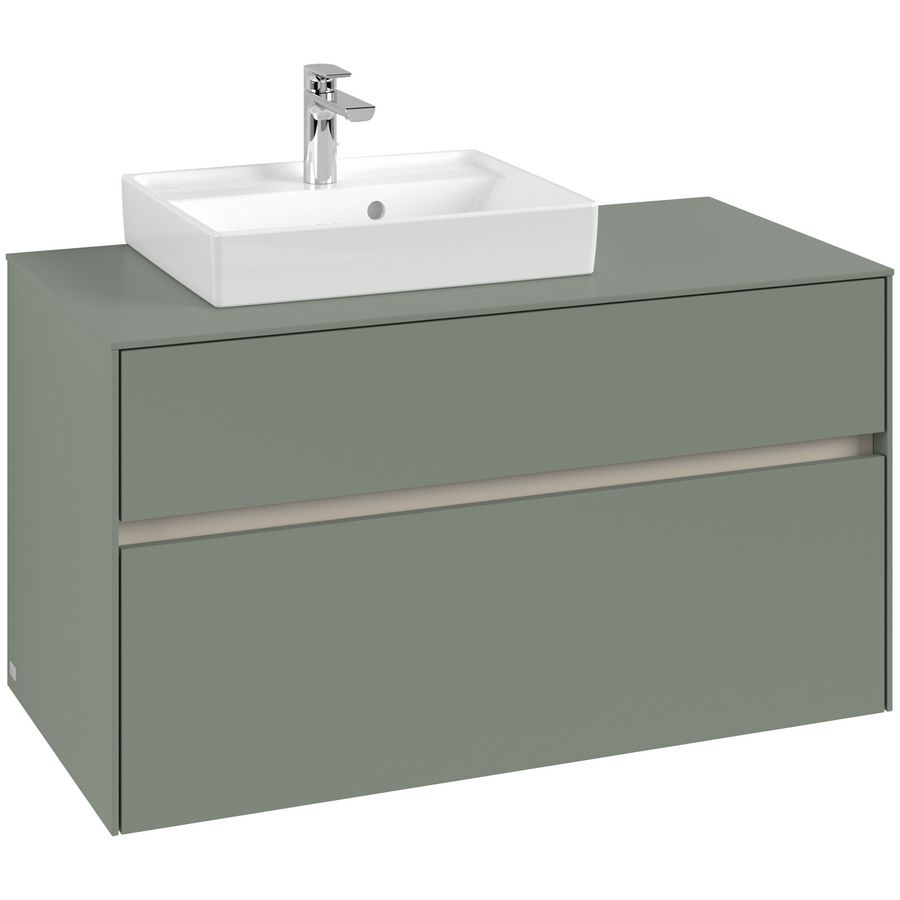 Wastafelonderkast Collaro 1000x548x500mm Soft Green C014B0AF