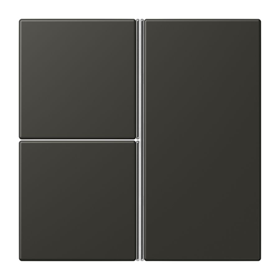 Tastafdekking F40 3-voudig compleet LC4320R KNX