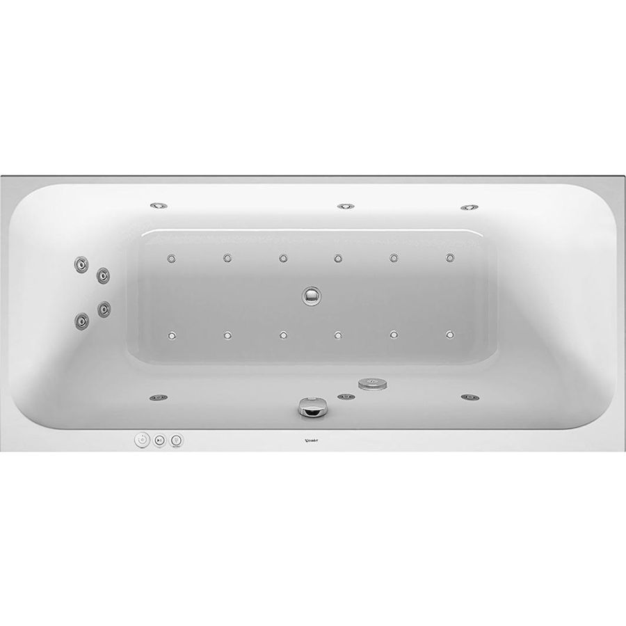 Whirlbad Happy D.2 1800x800mm, wit, inbouw, Combi P