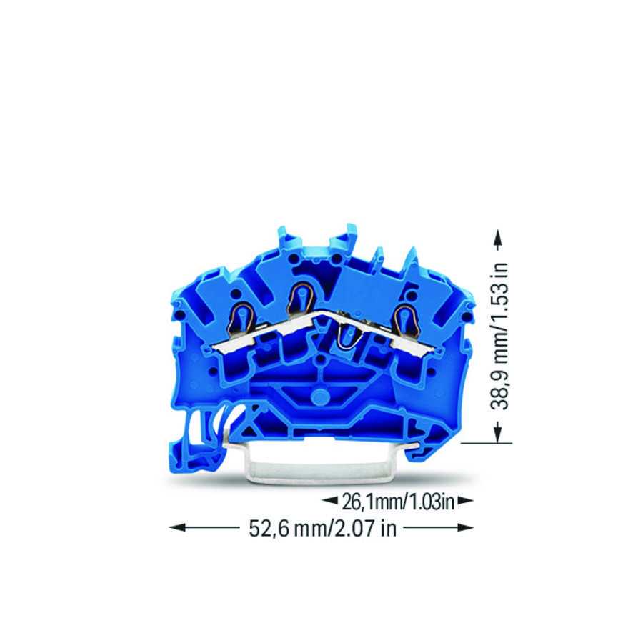 3-draads rijg 2,5mm² voor Ex e II+Ex e i-2002-6304 VVE=100