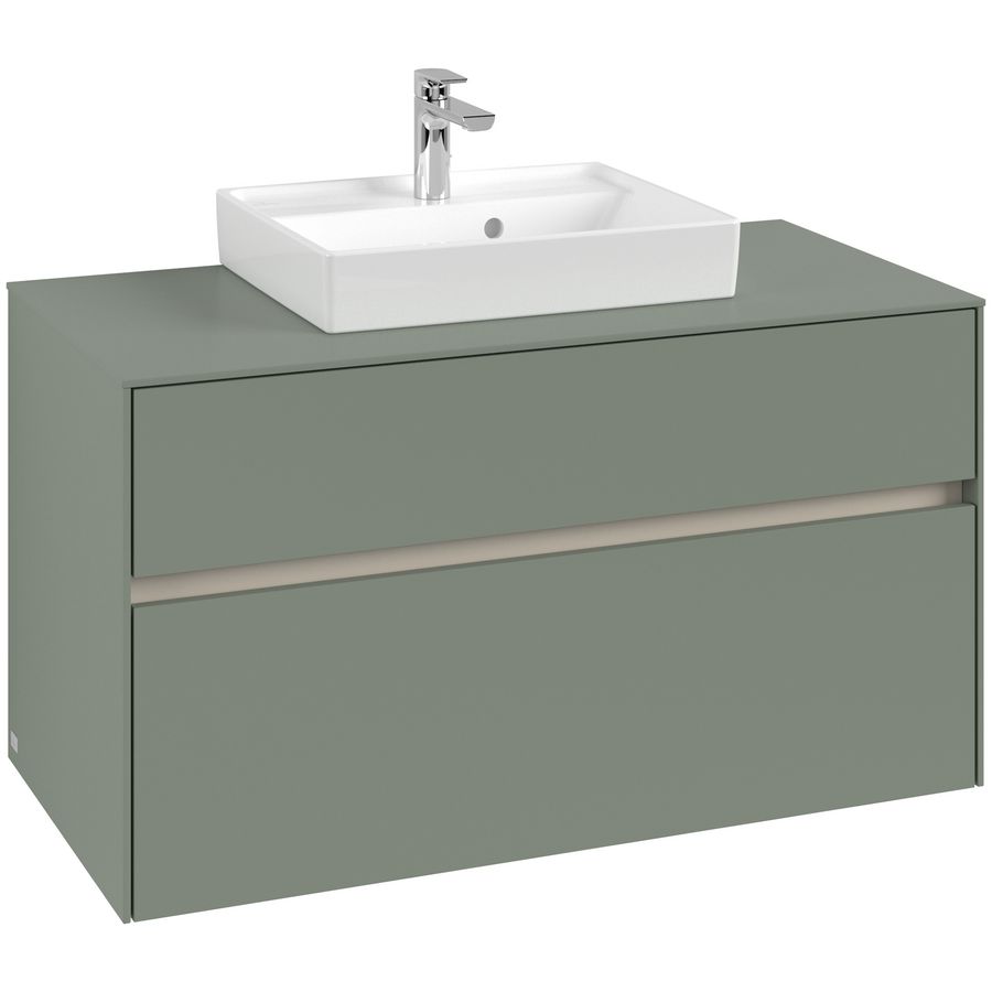Wastafelonderkast Collaro 1000x548x500mm Soft Green C01600AF