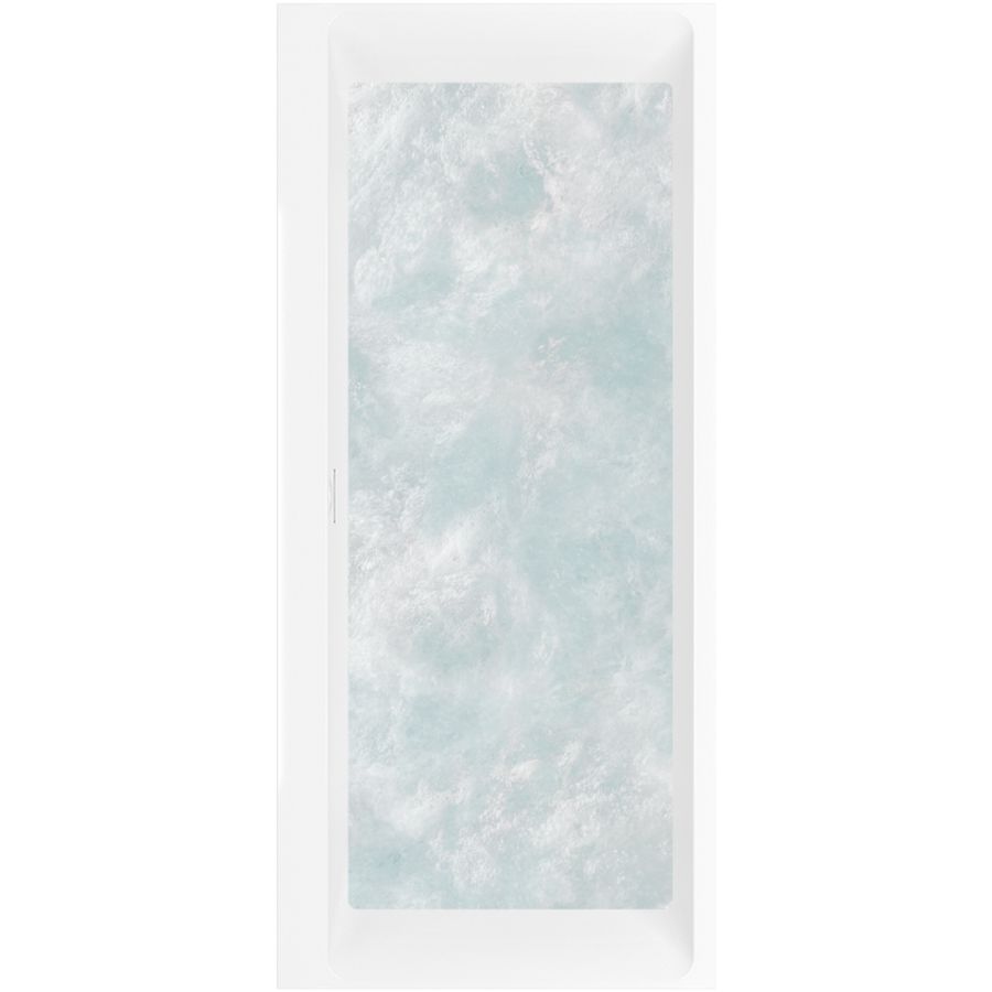 Ligbad rechthoek Quaryl 170x75cm StoneWH (CC) Watert UCC170SBW2B2VRW