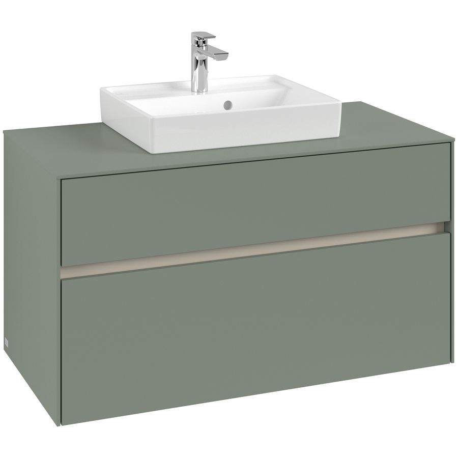 Wastafelonderkast Collaro 1000x548x500mm Soft Green C016B0AF
