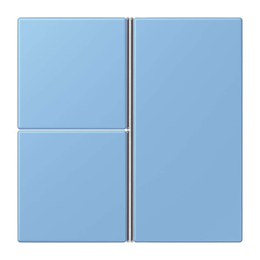 Tastafdekking F40 3-voudig compleet LC4320N KNX