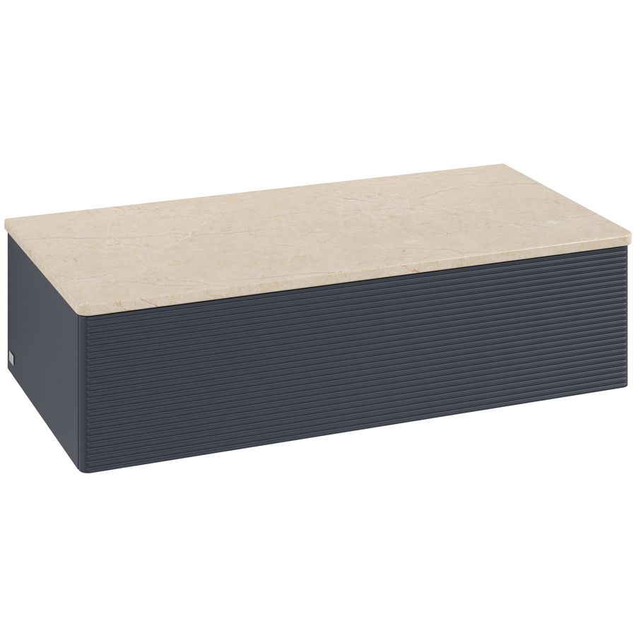 Sideboard Antao 1000x268x500mm Mid.Blue Matt Lacquer L40103HG