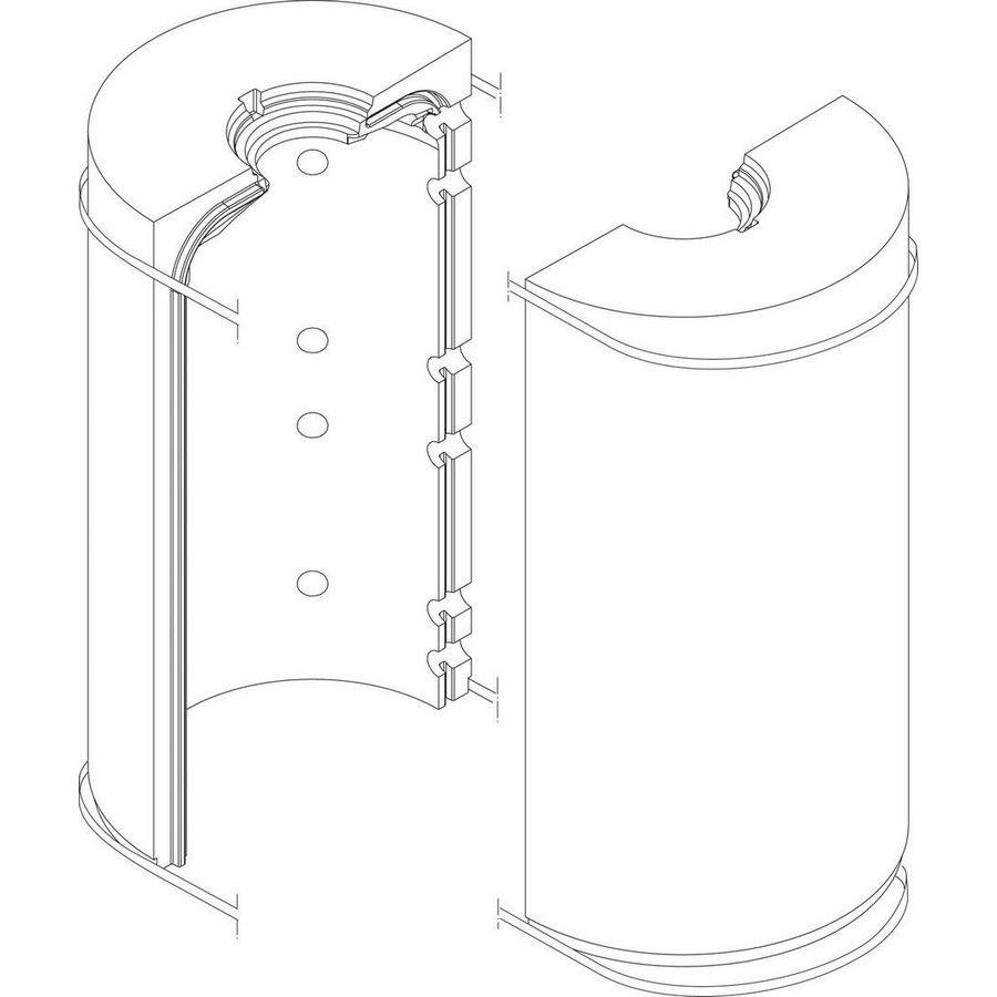 Isolatie boiler 750.6 Ø790 7735501789