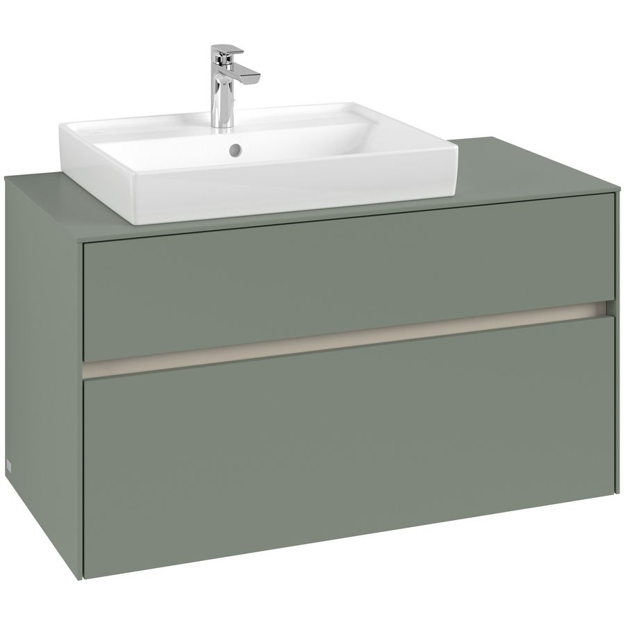 Wastafelonderkast Collaro 1000x548x500mm Soft Green C01700AF