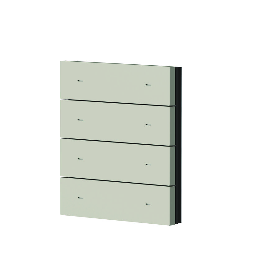 iON Toetsafdekking 4-v, Kunststof, (grey) - Grijs