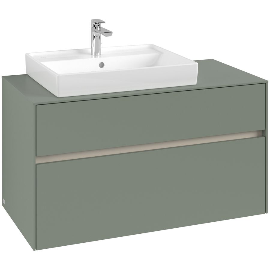 Wastafelonderkast Collaro 1000x548x500mm Soft Green C017B0AF