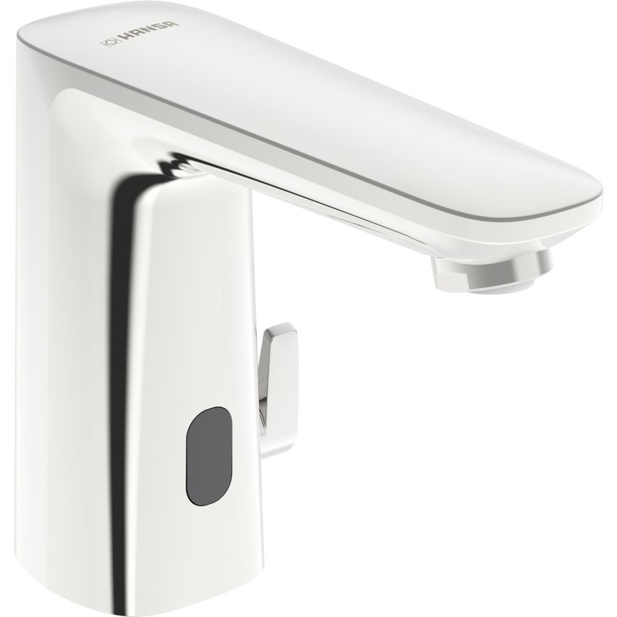 HANSAELECTRA Wastafelkraan 230/9 V BT Opbouwvoeding met ste