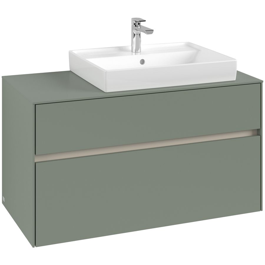 Wastafelonderkast Collaro 1000x548x500mm Soft Green C018B0AF