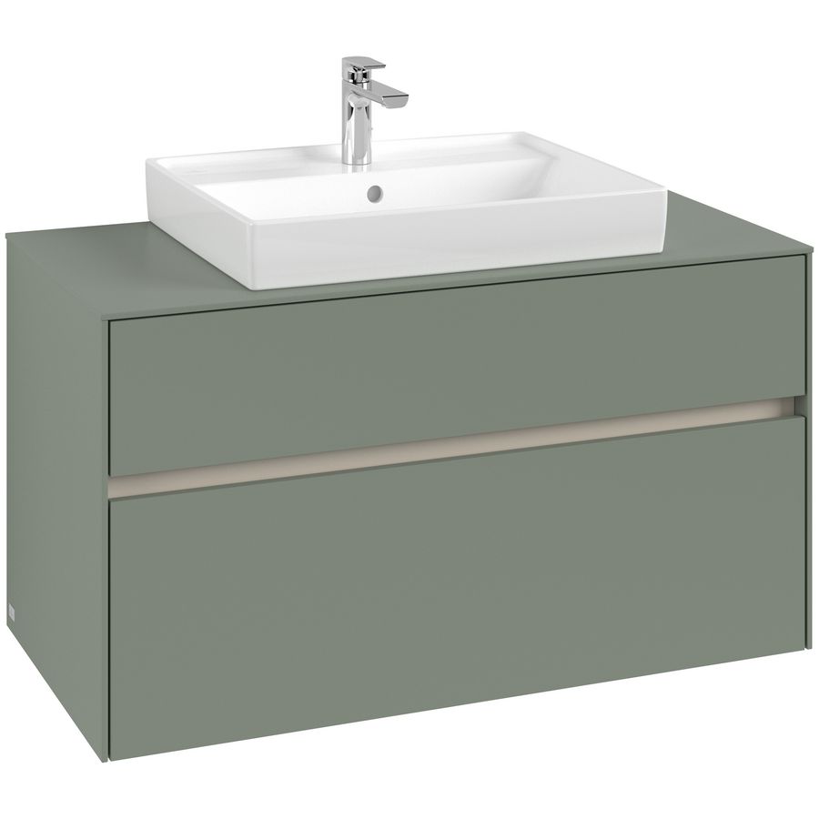 Wastafelonderkast Collaro 1000x548x500mm Soft Green C01900AF