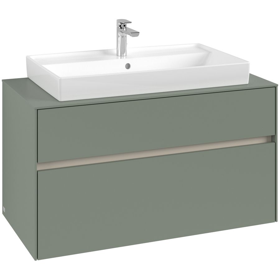 Wastafelonderkast Collaro 1000x548x500mm Soft Green C020B0AF