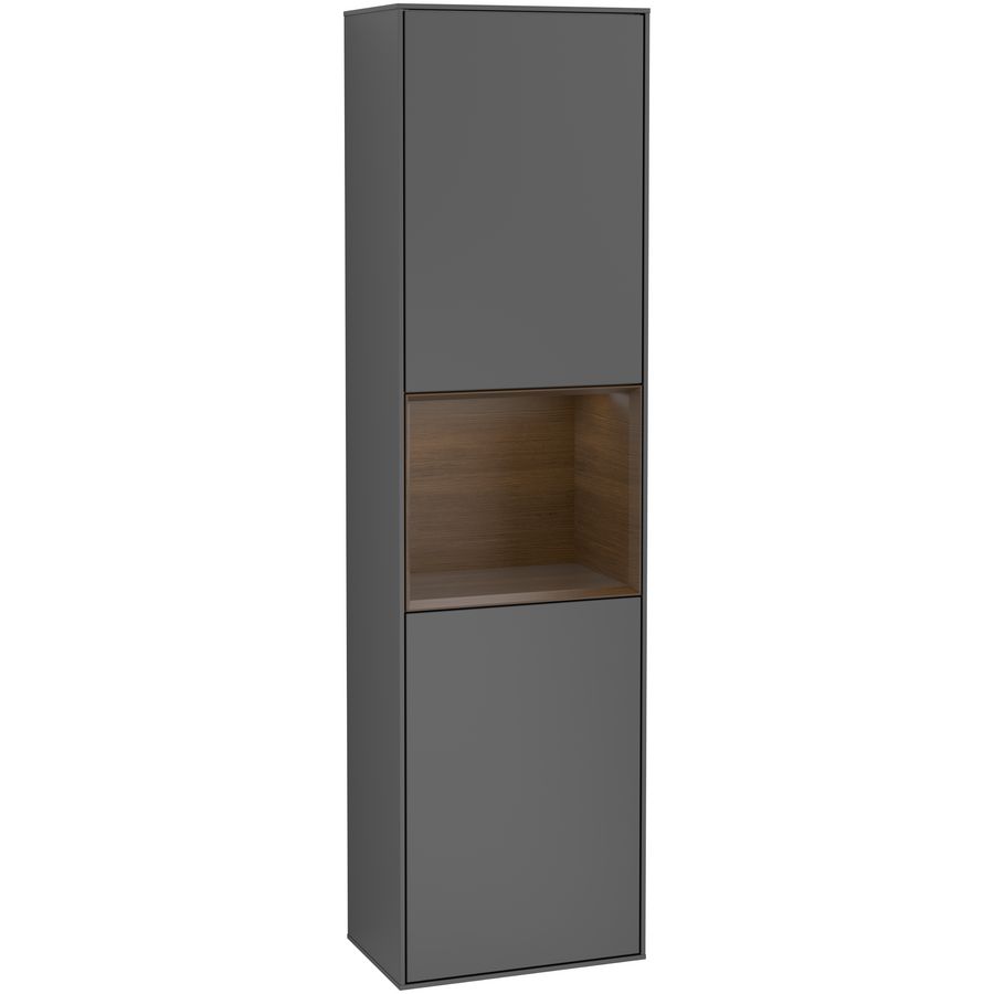 Hoge kast Finion 418x1516x270mm Antr. Matt Lacquer F460GNGK
