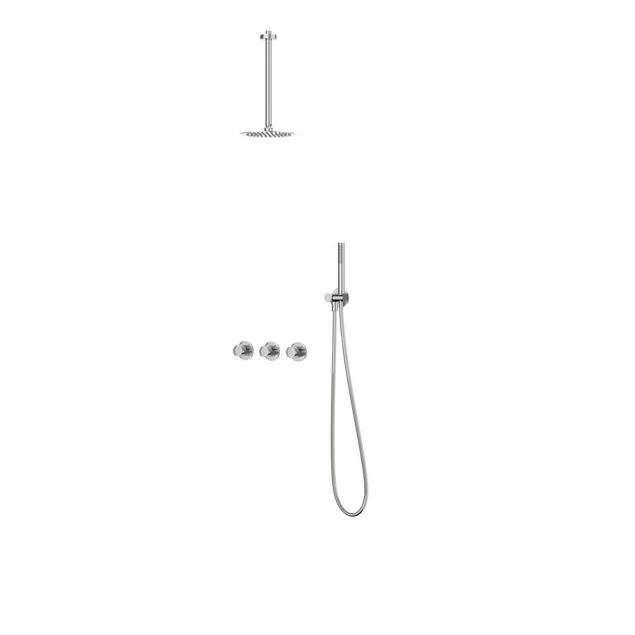 Afbouwdeel regendouche IVY combiset Bond 4 inbouwthermostaat symmetry chroom CSB4CRAACC incl. inbouwbox