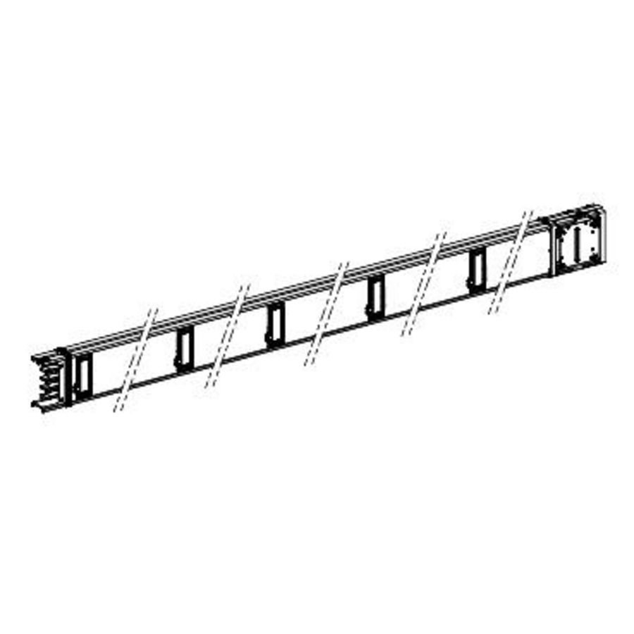 Recht distributie-element 160A 3L+N+PE 5M Wit 1 Canalis KS