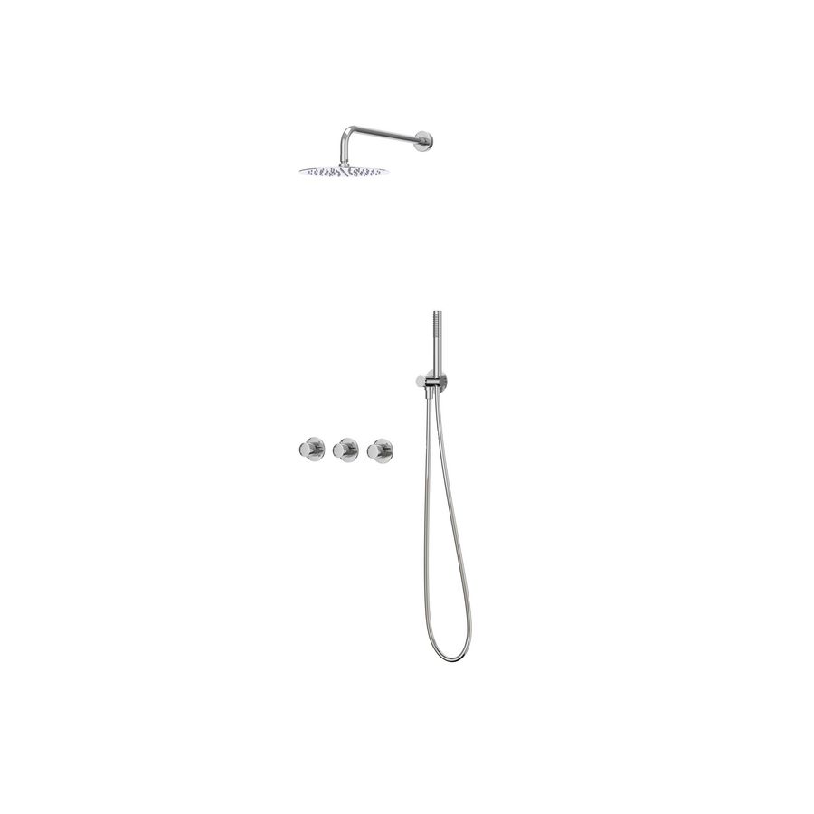 Afbouwdeel regendouche IVY combiset Bond 4 inbouwthermostaat symmetry chroom CSB4CRABAC incl. inbouwbox