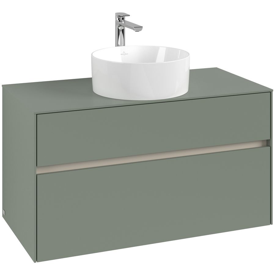 Wastafelonderkast Collaro 1000x548x500mm Soft Green C038B0AF