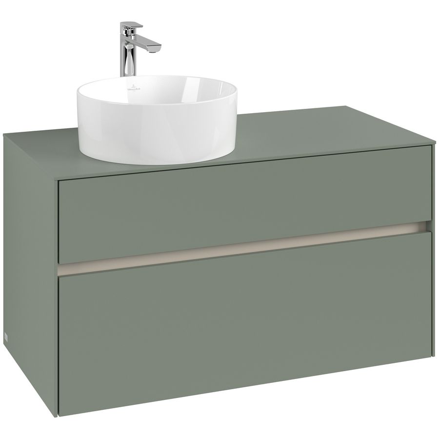 Wastafelonderkast Collaro 1000x548x500mm Soft Green C039B0AF
