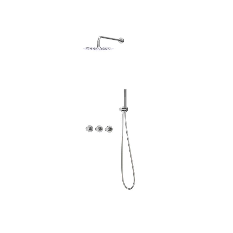 Afbouwdeel regendouche IVY combiset Bond 4 inbouwthermostaat symmetry chroom CSB4CRACAC incl. inbouwbox