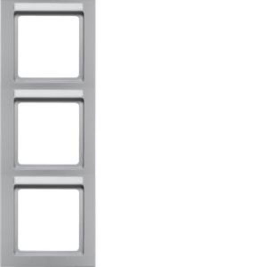 Afdekraam 3-v vert. tekstveld berker Q.3 alulook soft-finish