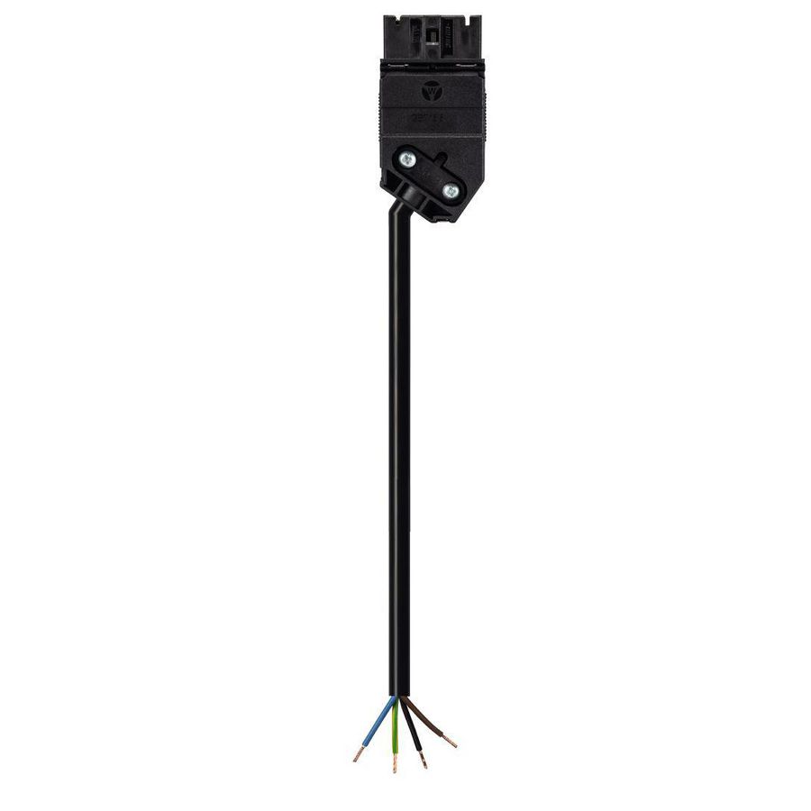 Aansluitsnoer GST15I4 male 1,5mm² 10mtr.  PVC ECA zwart VVE=5