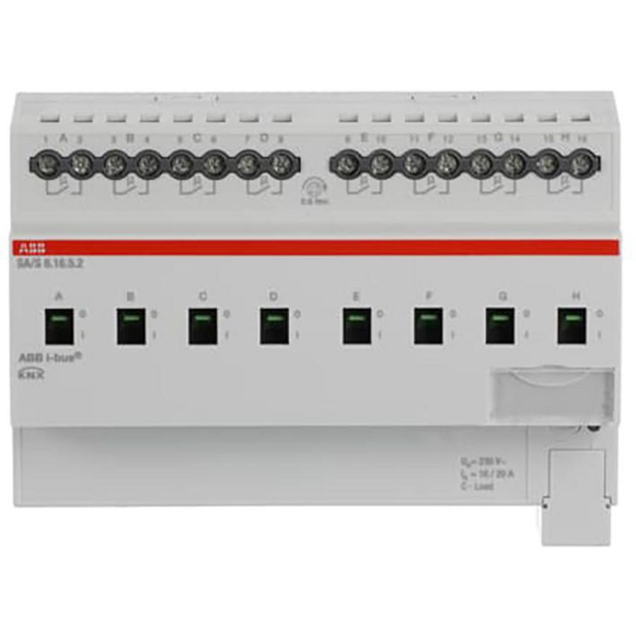 Schakelaktor professioneel KNX 8-voudig 16A (SA/S8.16.5.2)