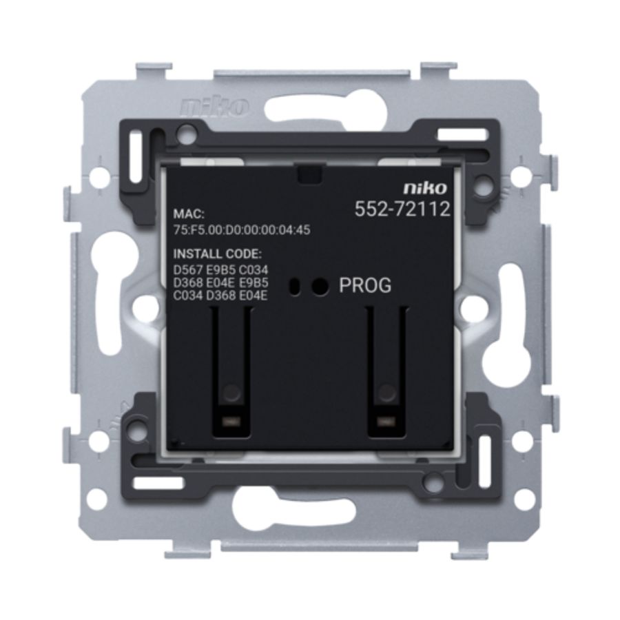 Geconnec. 2-voudige schakelaar sokkel 2x10A totaal Zigbee