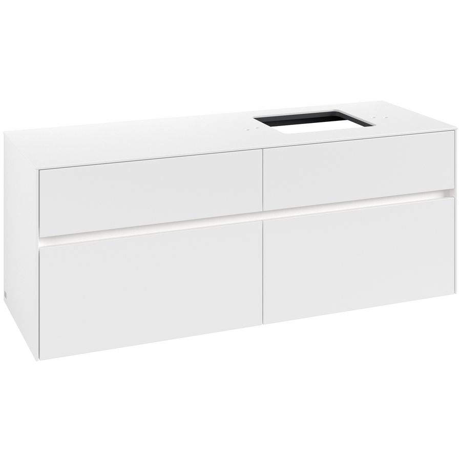 Wastafelonderkast Collaro 1400x548x500mm Wh.Matt C133B0MS