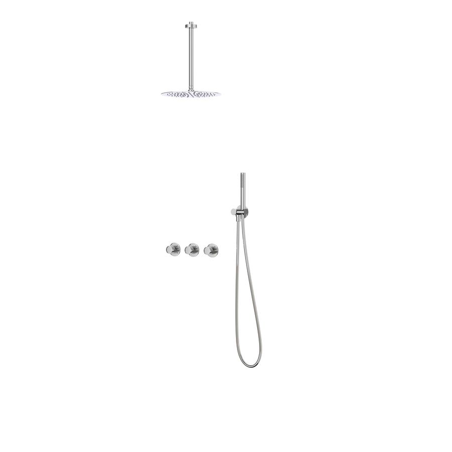 Afbouwdeel regendouche IVY combiset Bond 4 inbouwthermostaat symmetry chroom CSB4CRACCC incl. inbouwbox