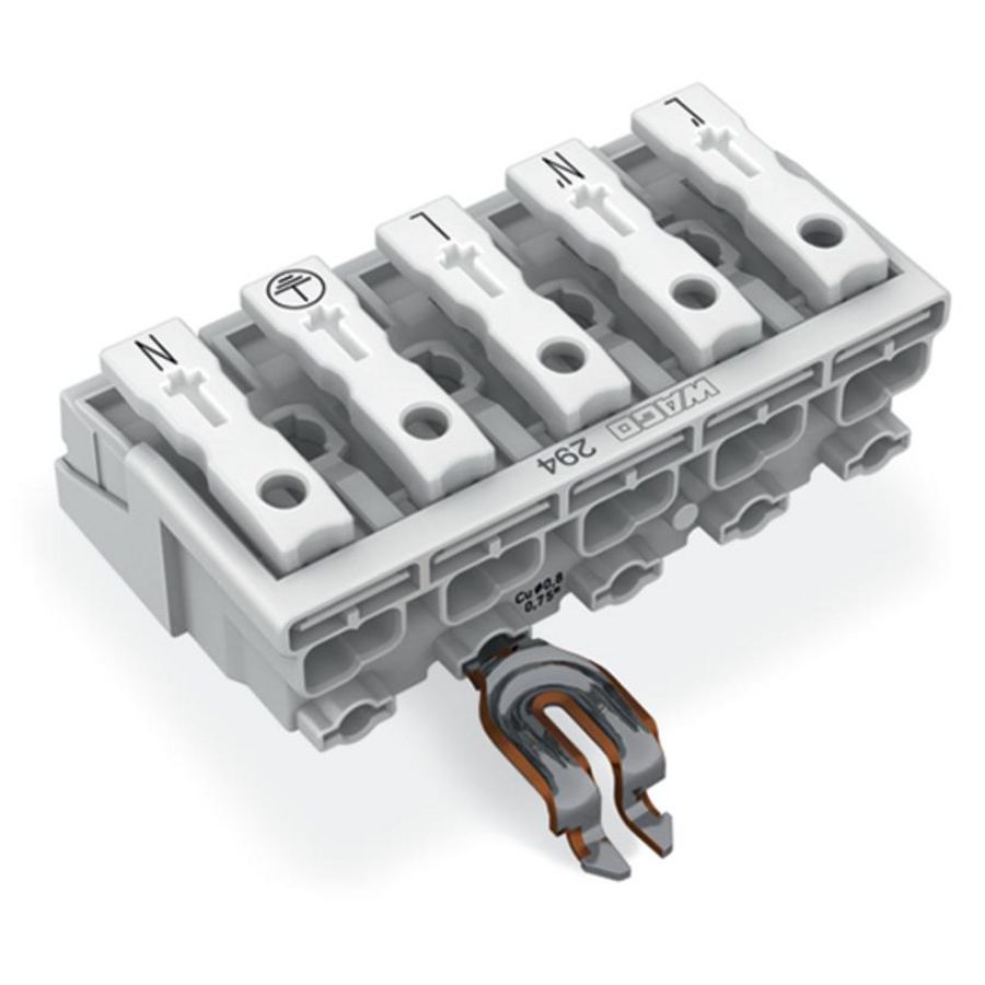 Kroonklem Drukknop extern HA PE-klikcontact 294-4325 VVE=250