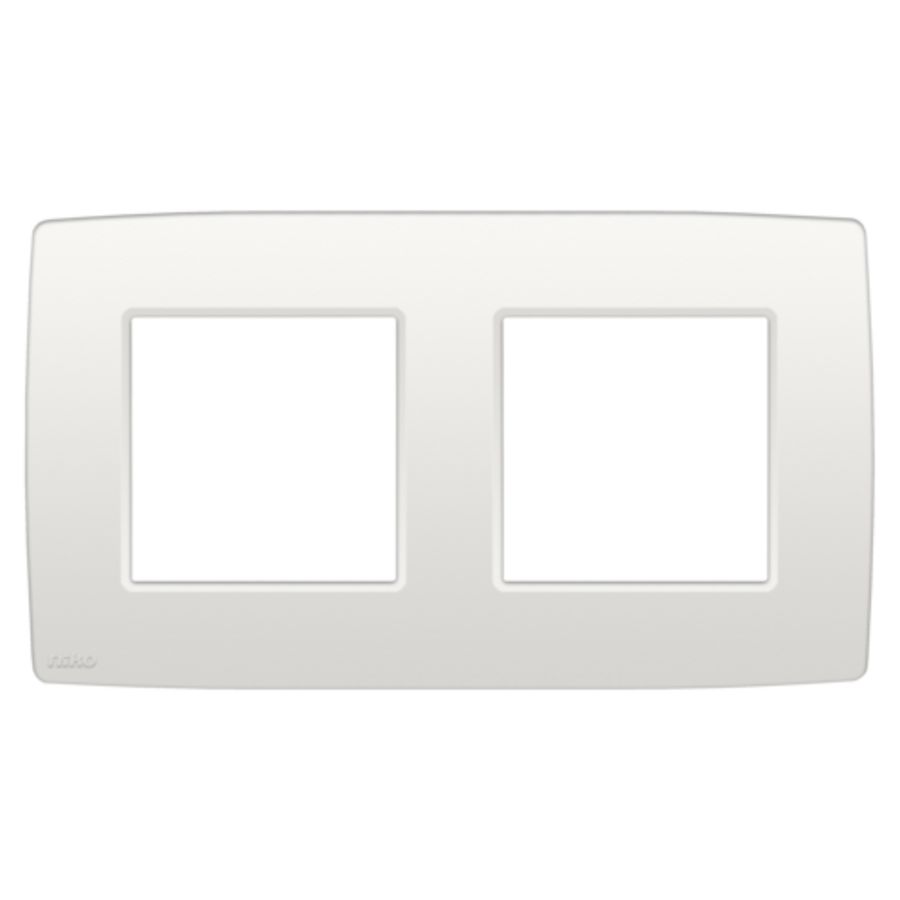 2-voudige afdekplaat hoh 71mm Original white