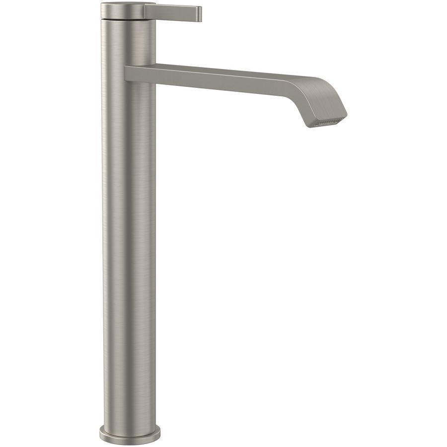 Eengreeps wastafelkraan verhoogd Dawn Brushed Nickel Matt TVW10610615264
