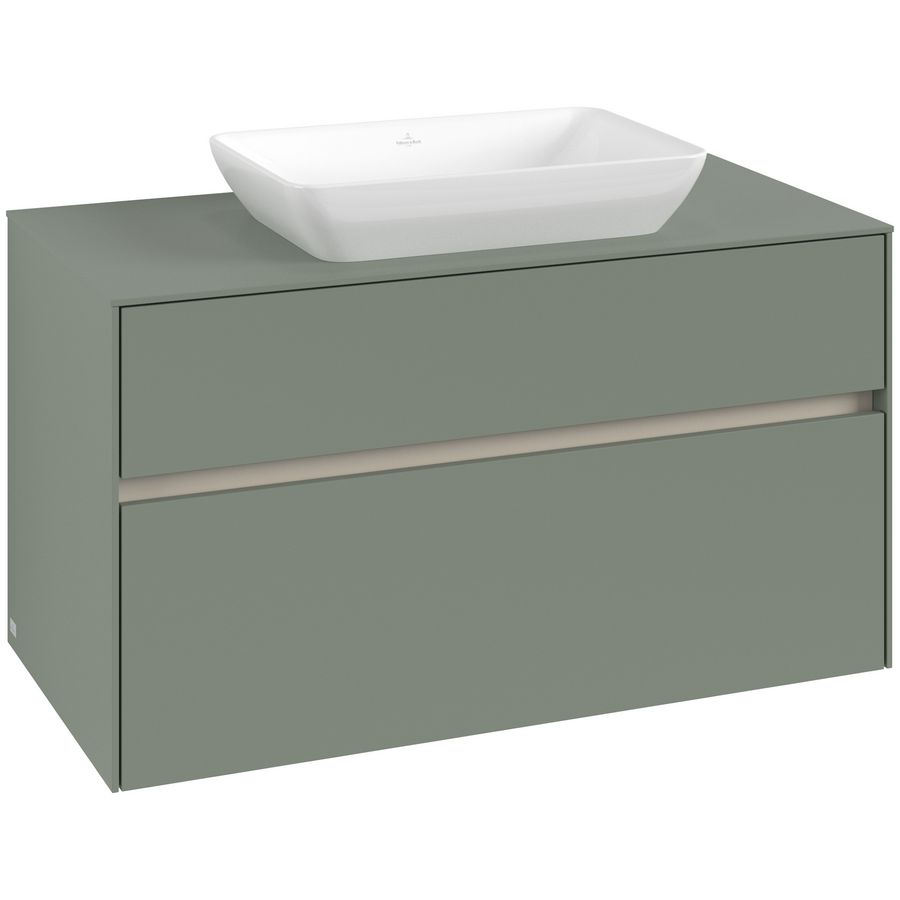 Wastafelonderkast Collaro 1000x548x500mm Soft Green C109B0AF