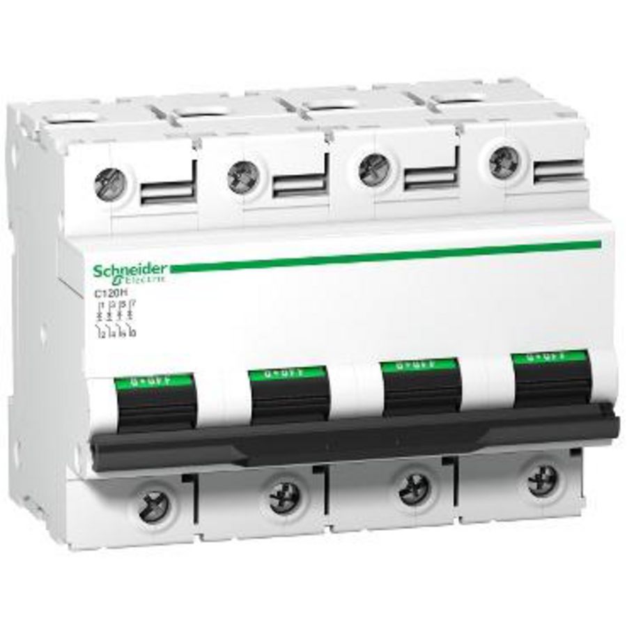 Installatieautomaat 4-polig In= 100A B-karakteristiek C120H