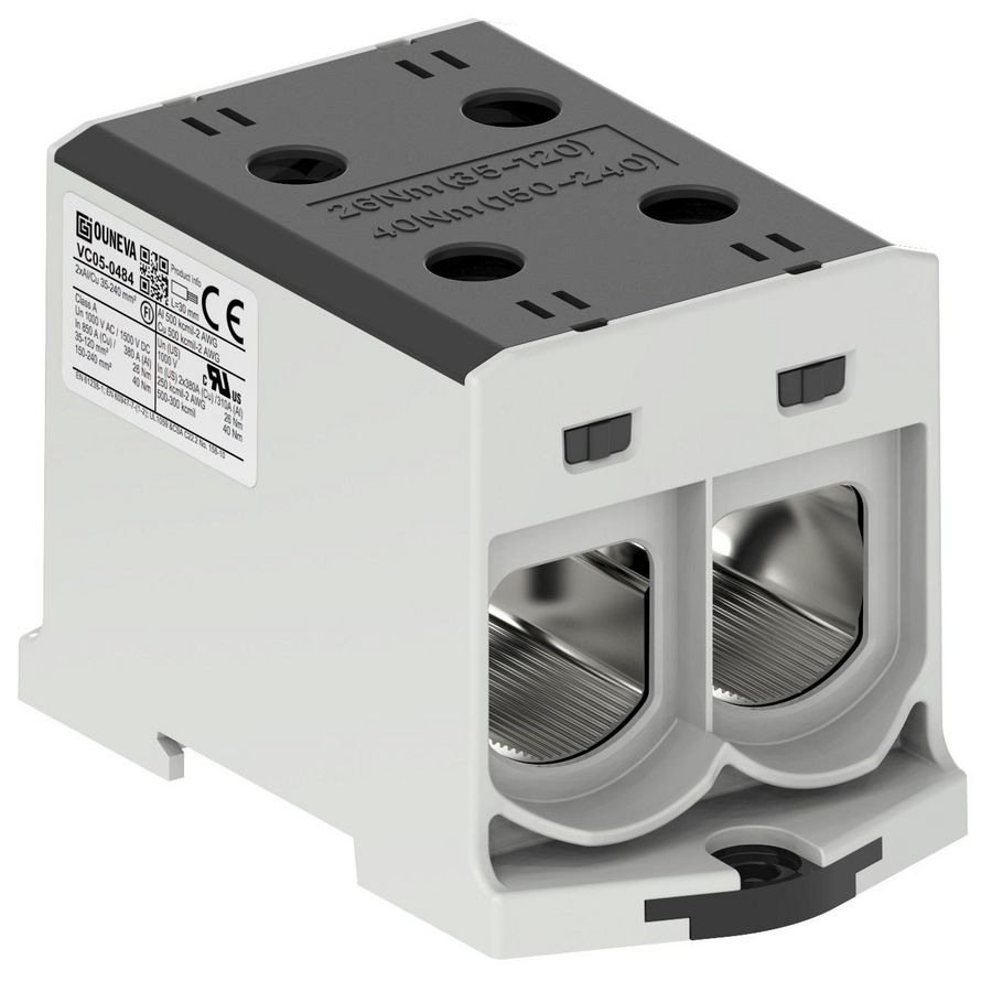 Aansluitklem OTL zwart 35-240mm² 2xAl/Cu