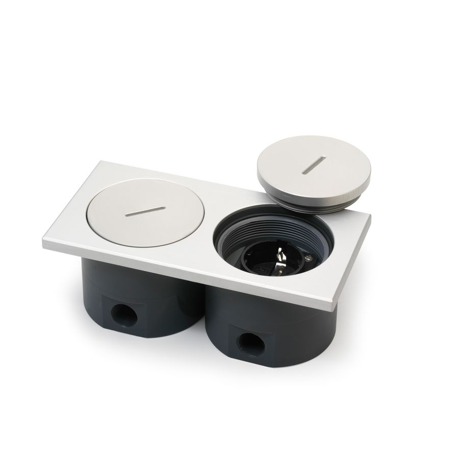 7602 2x 230V RA IP67 alu deksel