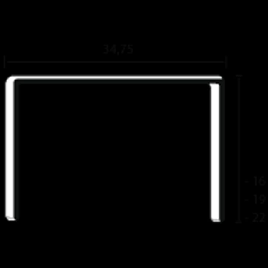 B-krammen gebronsd 16mm VVE=8800