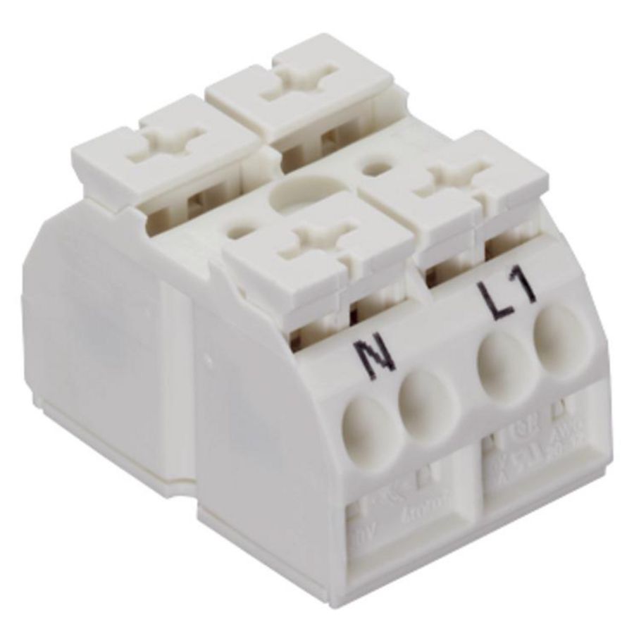 4-draads apparaataansluitklem N-L1 862-2662 VVE=500