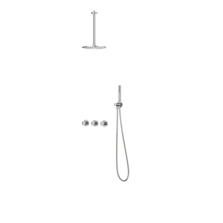 Afbouwdeel regendouche IVY combiset Bond 4 inbouwthermostaat symmetry chroom CSB4CRAECC incl. inbouwbox