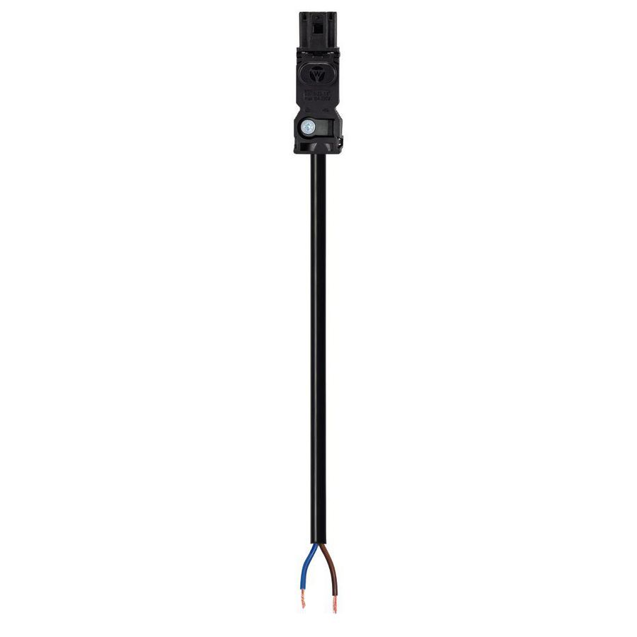 Aansluitsnoer GST15I2 male 1,5mm² 800cm PVC ECA zwart VVE=15