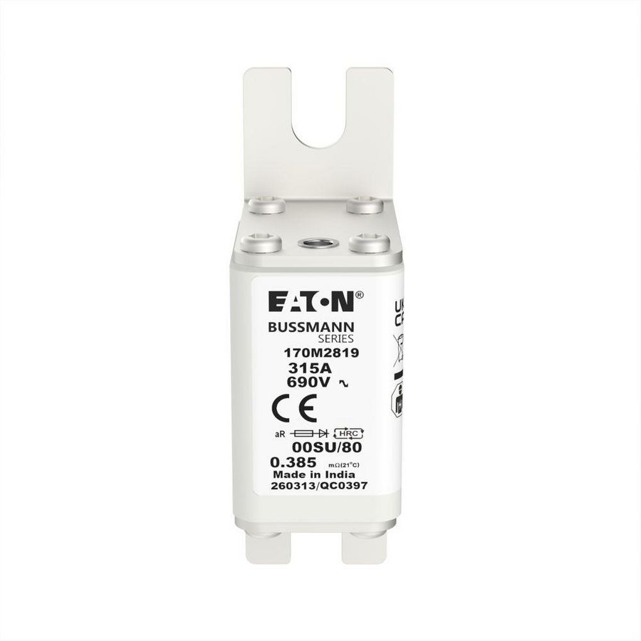 Zekering hoge snelheid 315A AC 690V 00 28x51x98mm aR VVE=6